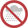 Må ikke udsættes for regn. Må ikke anvendes i fugtige omgivelser. + symbol